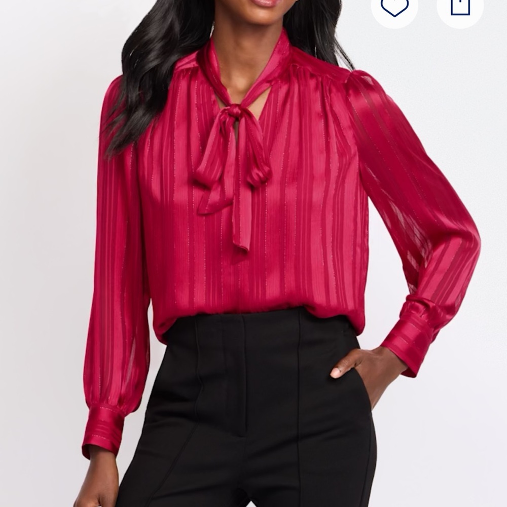Elegant Red Women's Blouse🌹